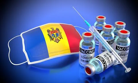 Covid-19, SARS-CoV-2, coronavirus vaccination programme in Moldova Ilustración de archivo