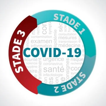 Covid 19 sphere Stock Illustration