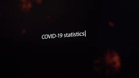 COVID-19 statistics web search request Stock-Footage 128533200