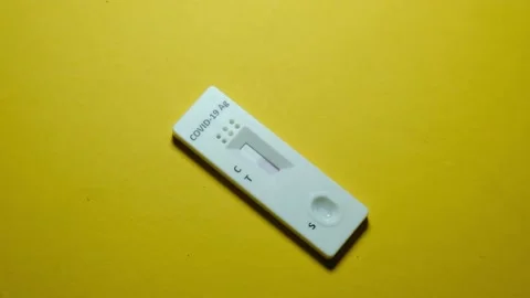 Covid-19 test kit Stock Footage 161935008