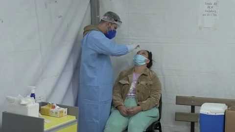 Covid-19 testing Stock Footage 158343679