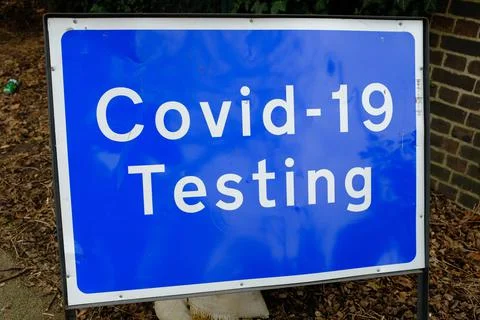 Covid-19 testing sight  Stock Photos