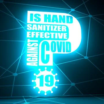 Covid 19 theme text Stock Illustration