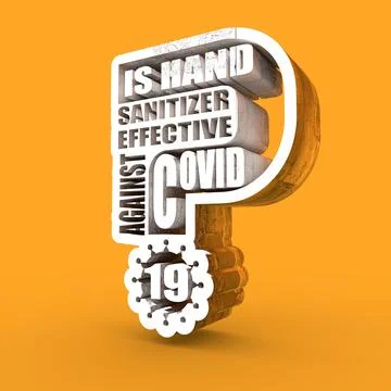 Covid 19 theme text Stock Illustration