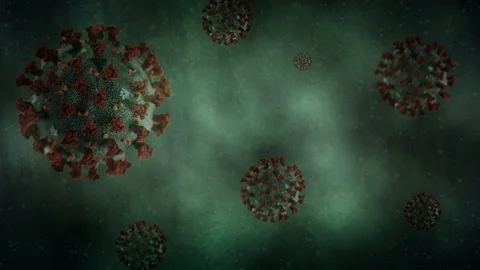 COVID-19 Title Background Stock Footage 128391510