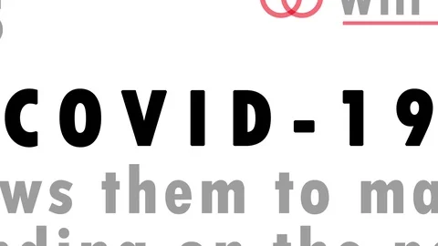 COVID-19 Title Text Highlighted Across Many News Media Pages Stop Motion 库存影片 125878039