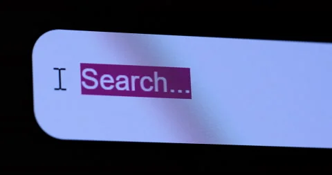 "COVID-19" typing into search engine on computer Screen Stock Footage 127492430