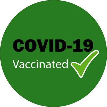 Covid-19 vaccinated Stock Illustration