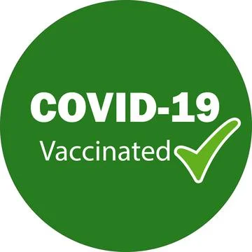 Covid-19 Vaccinated Stock Illustration