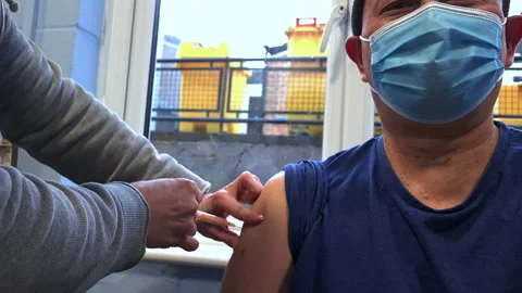 Covid-19 vaccination. Stock Footage 149897632