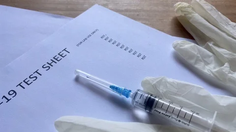 Covid-19 Vaccine testing Stock Footage 128752585