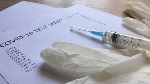 Covid-19 Vaccine testing Stock Footage 128752722