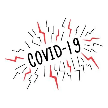 Covid-19 vector illustration. Stock Illustration