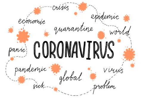Covid-19 vector illustration. Stock Illustration