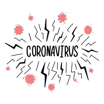 Covid-19 vector illustration. Stock Illustration