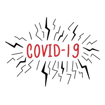 Covid-19 vector illustration. Stock Illustration