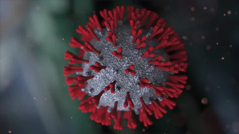 COVID-19 Virus Full Reveal Stock Footage