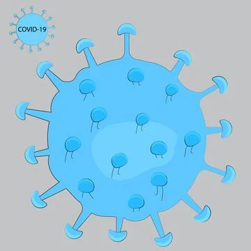 Covid-19 virus Stock Illustration