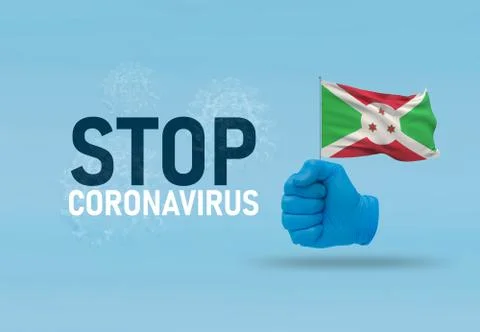 COVID-19 Visual concept - hand-text Stop Coronavirus, hand-gesture versus virus 스톡 일러스트