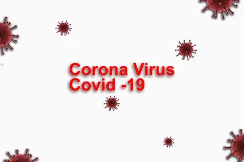 COVID-19 on white background. World Health Organization WHO introduced new Stock Illustration