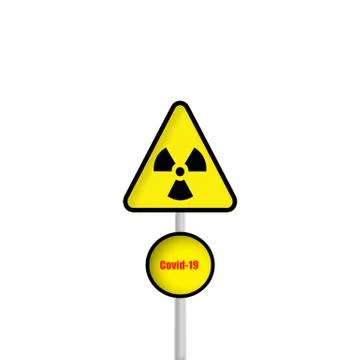 Covid-19 yellow Stock Illustration