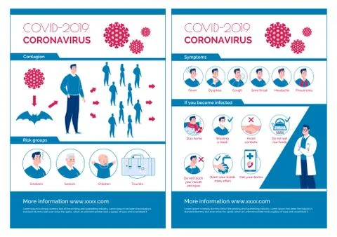 COVID 2019 Information Stock Illustration