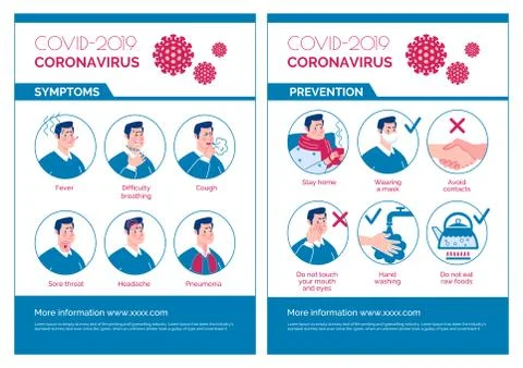 COVID 2019 Information Stock Illustration