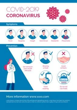 COVID 2019 Information Stock Illustration
