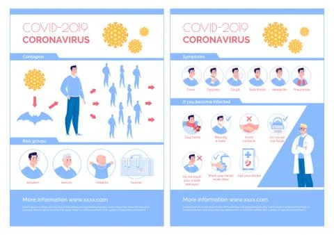 COVID 2019 Information Stock Illustration