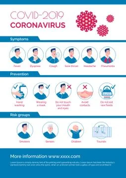 COVID 2019 Information Illustrazione stock
