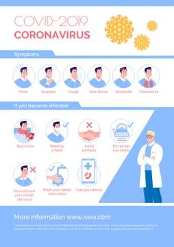 COVID 2019 Information Illustrazione stock