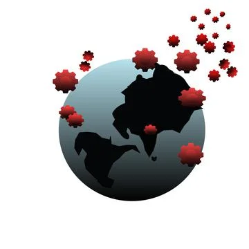 COVID ATTACK Stock Illustration