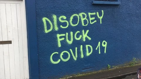 Covid Conspiracy Stock Footage 141813476