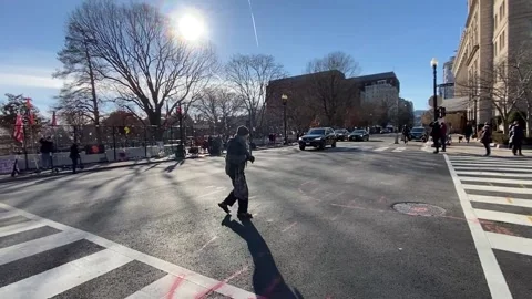 Covid denial in dc Stock Footage 168984982