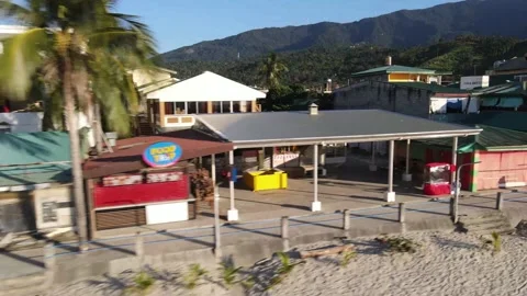 Covid empty boardwalk Stock Footage 150600336