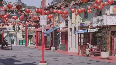 Covid LA P5 2 스톡 동영상 128405907