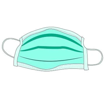 Covid mask 5 Illustrazione stock