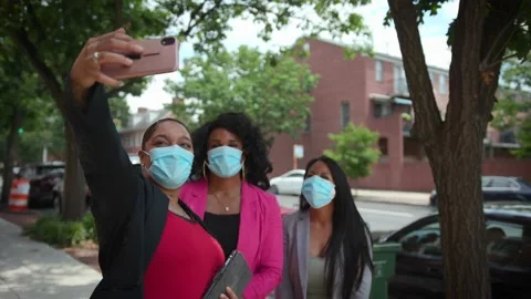 Covid Mask Selfie Vidéo 133924155
