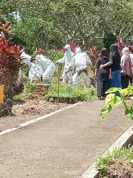 Covid in memory 库存照片