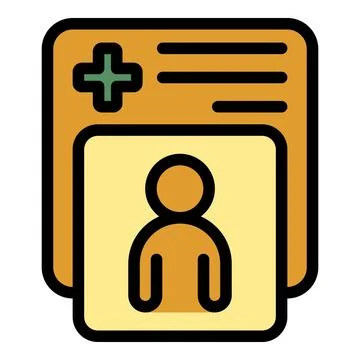 Covid passport icon vector flat Stock Illustration