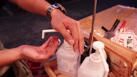 Covid Prevention Measures Stock Footage 160814503