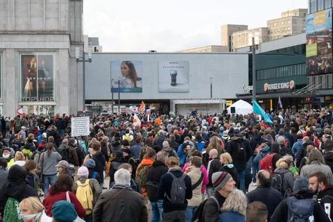 COVID protest, Berlin Stock Photos