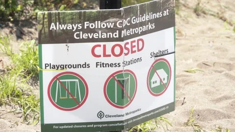 COVID sign Stock Footage 134556687