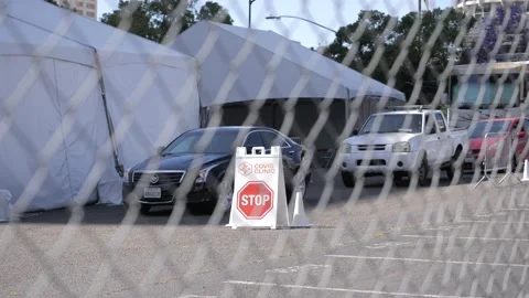 COVID Test Center 스톡 동영상 130395419