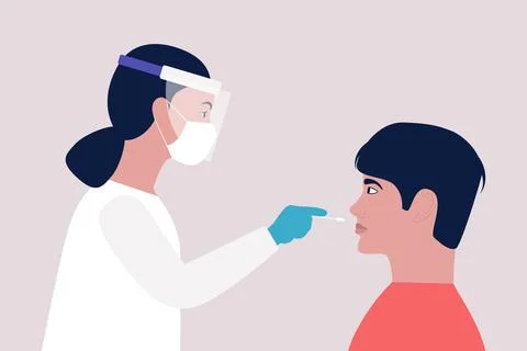 Covid test Illustration