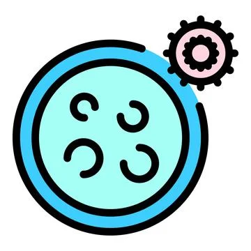 Covid test tool icon vector flat Illustrazione stock