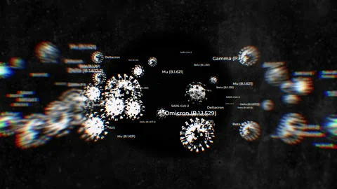 Covid Variants Stock Footage 168982234