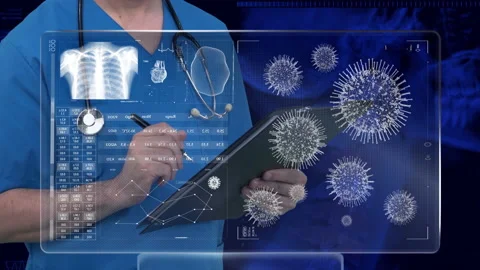 Covid Virus  Stock Footage 194836517