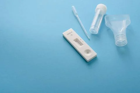 Covid19 antigen test kit Stock Photos