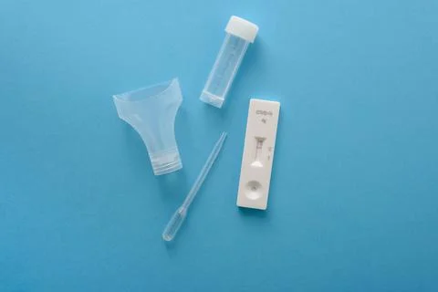 Covid19 antigen test kit Stock Photos